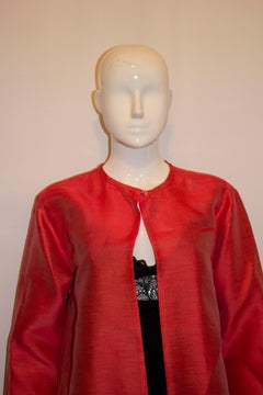 Vintage Jean Muir Red and Orange Jacket