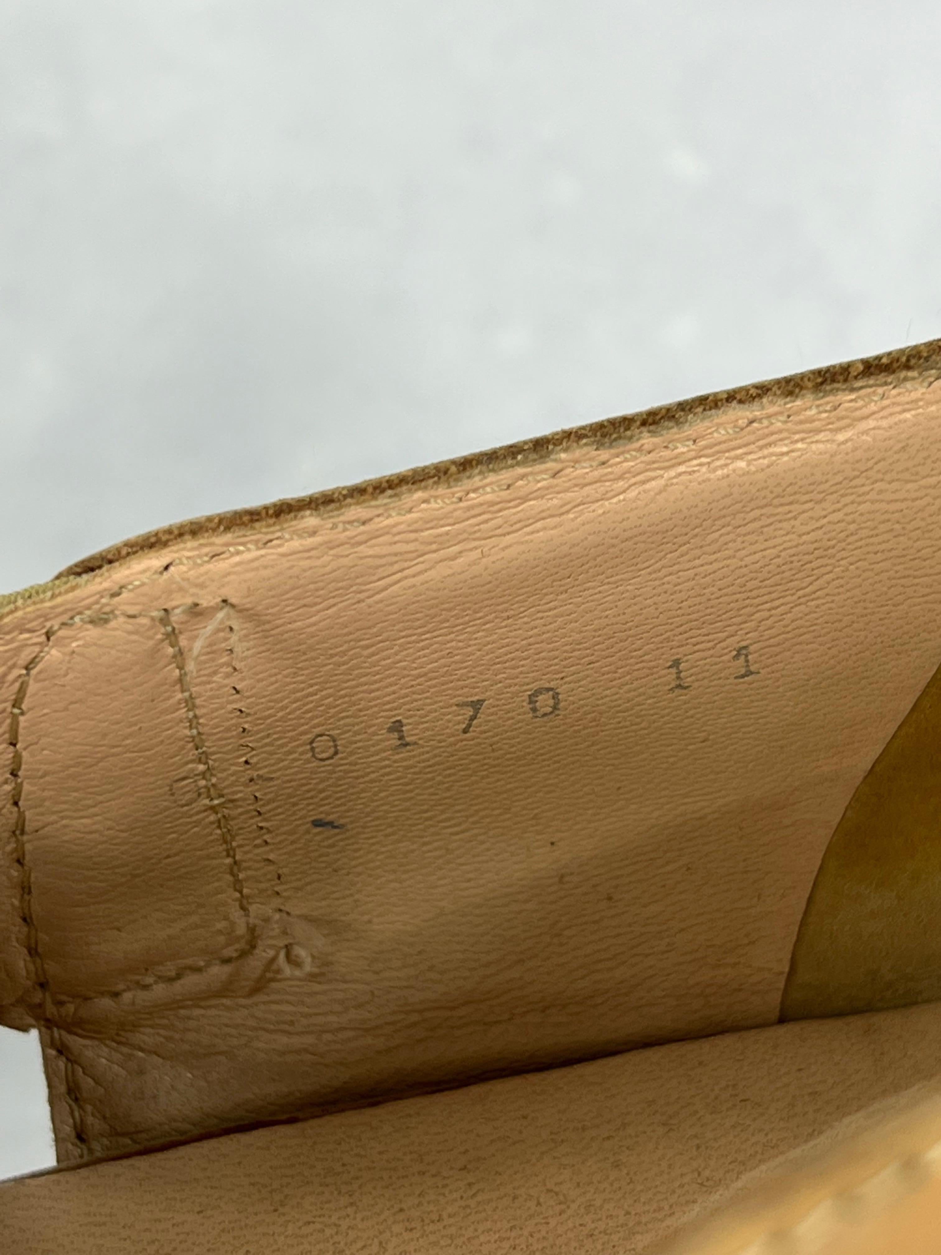 Vintage Jean Pail Gaultier Brown Suede Shoes, Size 11 For Sale 3