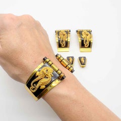 Original Art Deco Rare Jean Painlevé Seahorse Parure 1930s