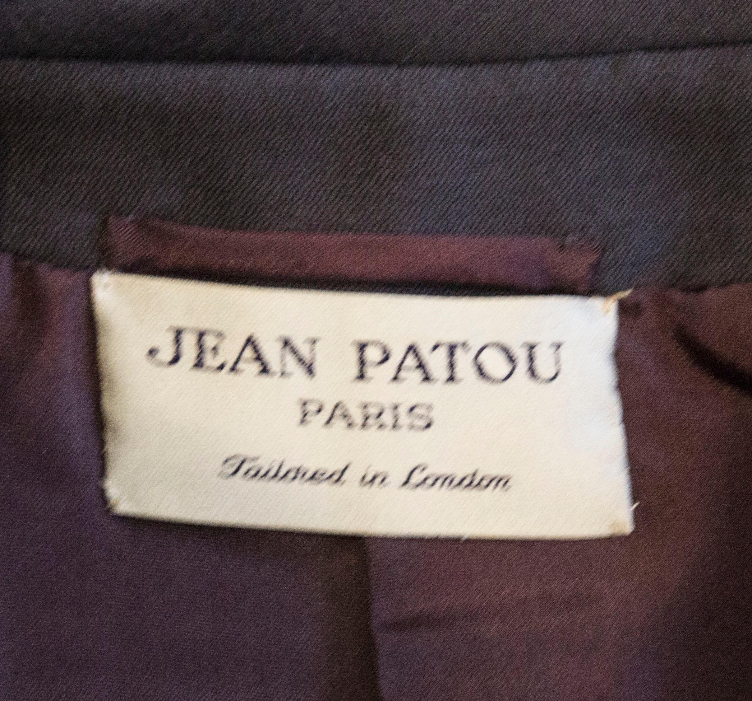 Vintage Jean Patou Paris London Coat and Dress 7
