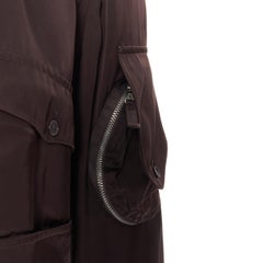 Vintage JEAN PAUL GAULTER braun Militär Taschen Blazer Hose Set IT44 M