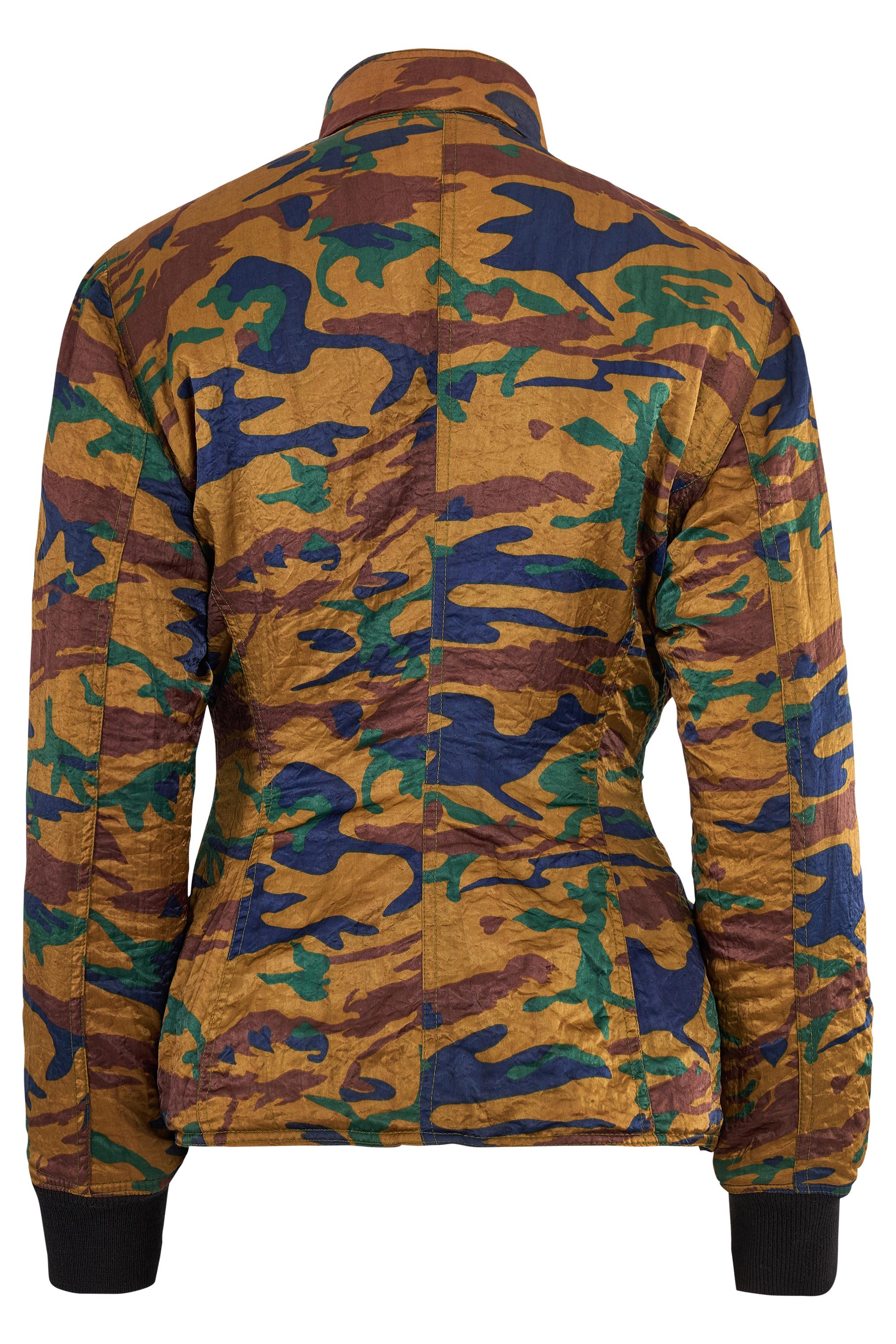 Chaqueta reversible de camuflaje vintage Jean Paul Gaultier, años 80 en Excelente estado para la venta en London, GB