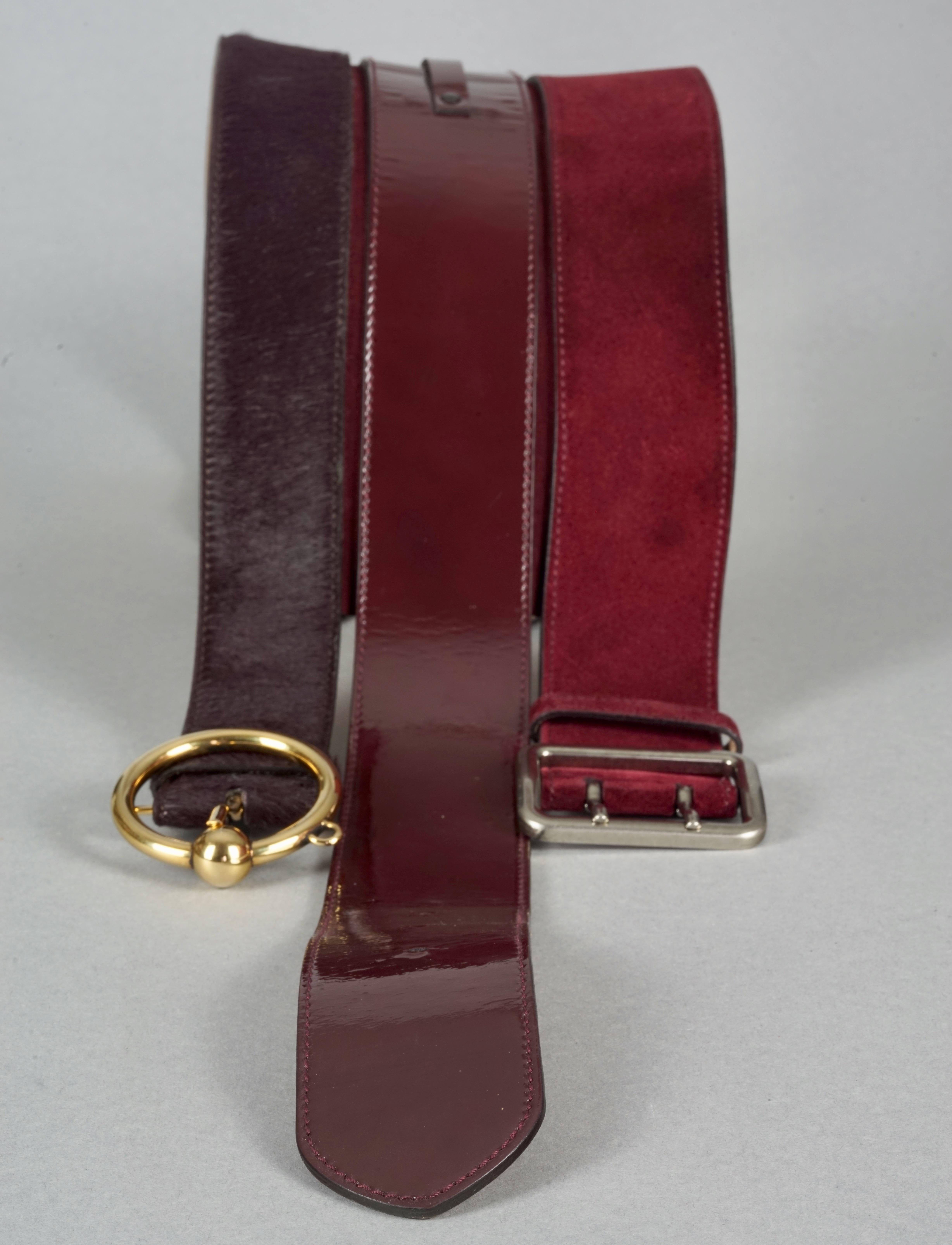 Vintage JEAN PAUL GAULTIER 3 in 1 Wide Bondage Belt 2