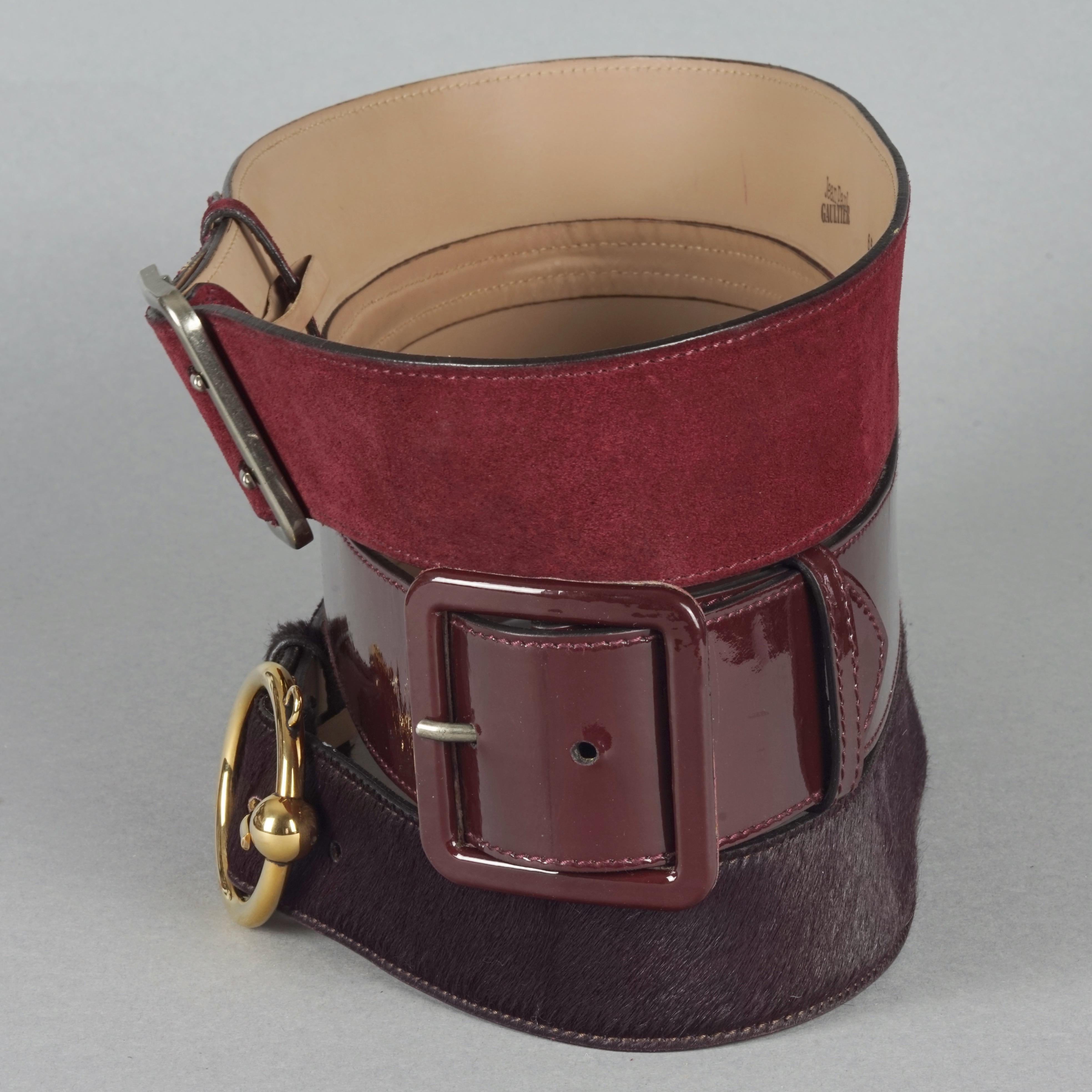 Women's Vintage JEAN PAUL GAULTIER 3 in 1 Wide Bondage Belt