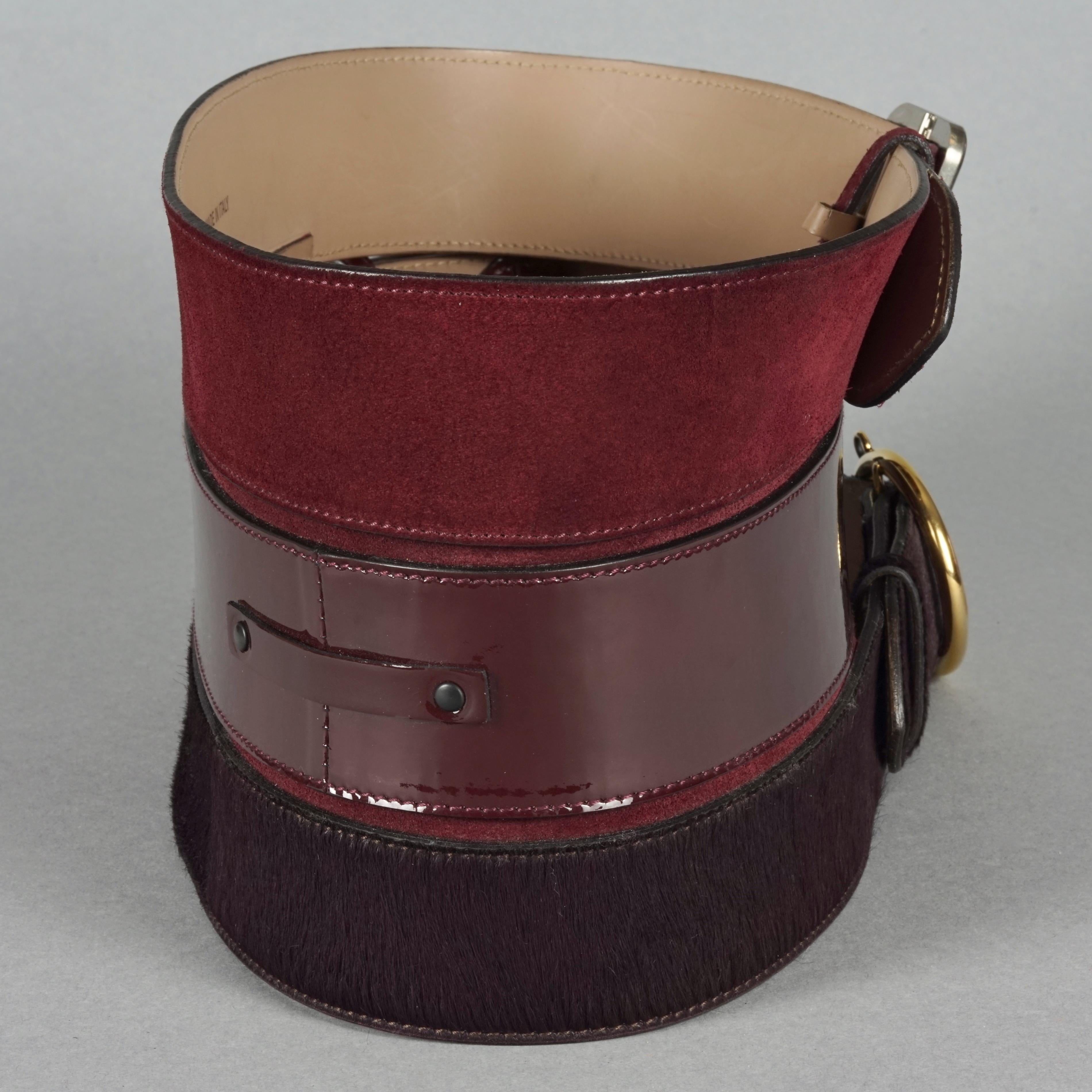 Vintage JEAN PAUL GAULTIER 3 in 1 Wide Bondage Belt 1
