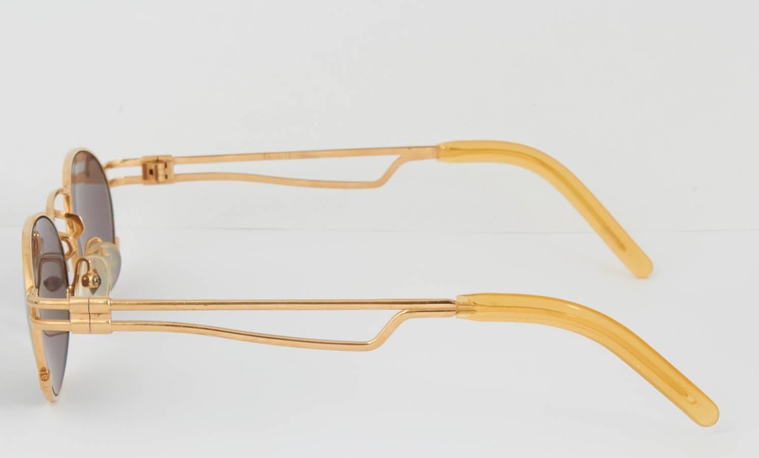 Women's or Men's Vintage Jean Paul Gaultier 56-3173 Sunglasses For Sale