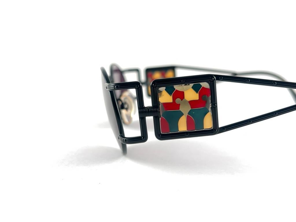 Women's or Men's Vintage Jean Paul Gaultier 56 4672 Steam Punk Side Lens 90's Sunglasses Japan For Sale