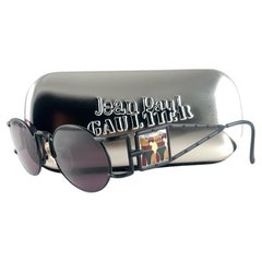 Vintage Jean Paul Gaultier 56 4672 Steam Punk Side Lens 90's Sunglasses Japan
