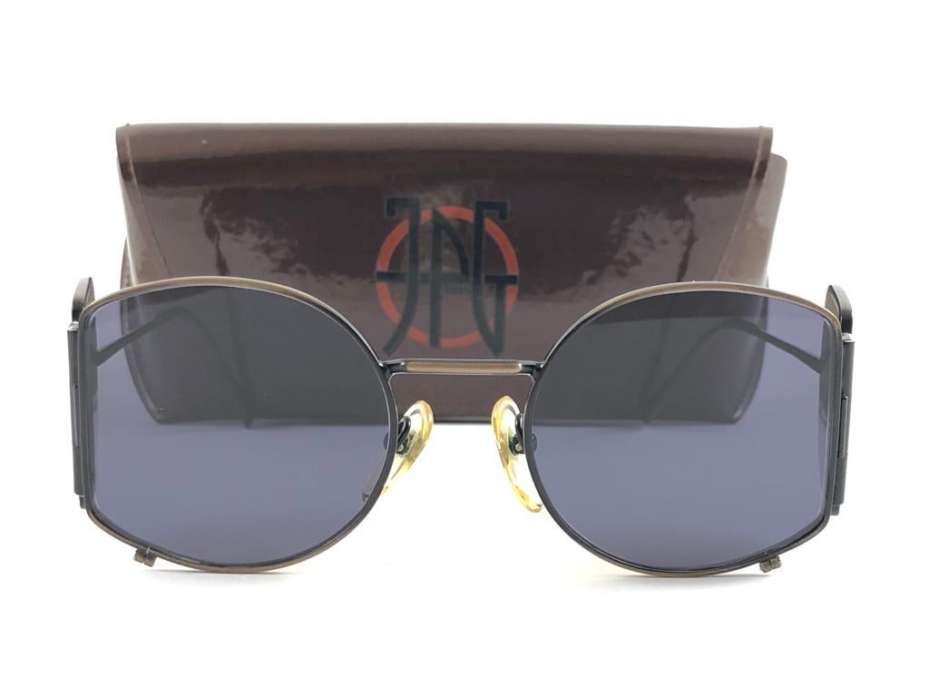 Vintage Jean Paul Gaultier 56 9172 Steam Punk Side Lens 1990 Sunglasses Japan For Sale 5