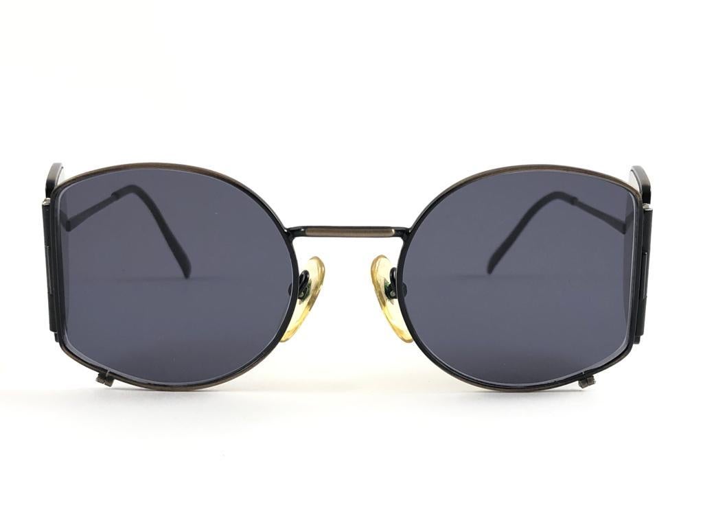 Vintage Jean Paul Gaultier 56 9172 Steam Punk Side Lens 1990 Sunglasses Japan For Sale 9