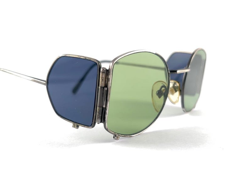 Occhiali da sole vintage Jean Paul Gaultier 56 9172 Steam Punk con lenti laterali anni 90 Giappone su 1stDibs occhiali diesel anni 90 occhiali da sole diesel anni 90 occhiali diesel vecchi modelli