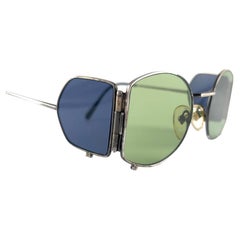 Vintage Jean Paul Gaultier 56 9172 Steam Punk Side Lens 90's Sunglasses Japan