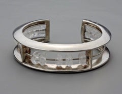 Vintage JEAN PAUL GAULTIER Abacus Sterling Silver Abacus Bracelet Cuff