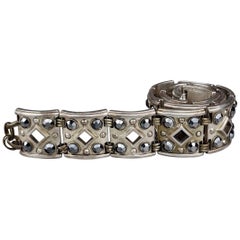 Vintage JEAN PAUL GAULTIER Brutalist Articulated Link Belt