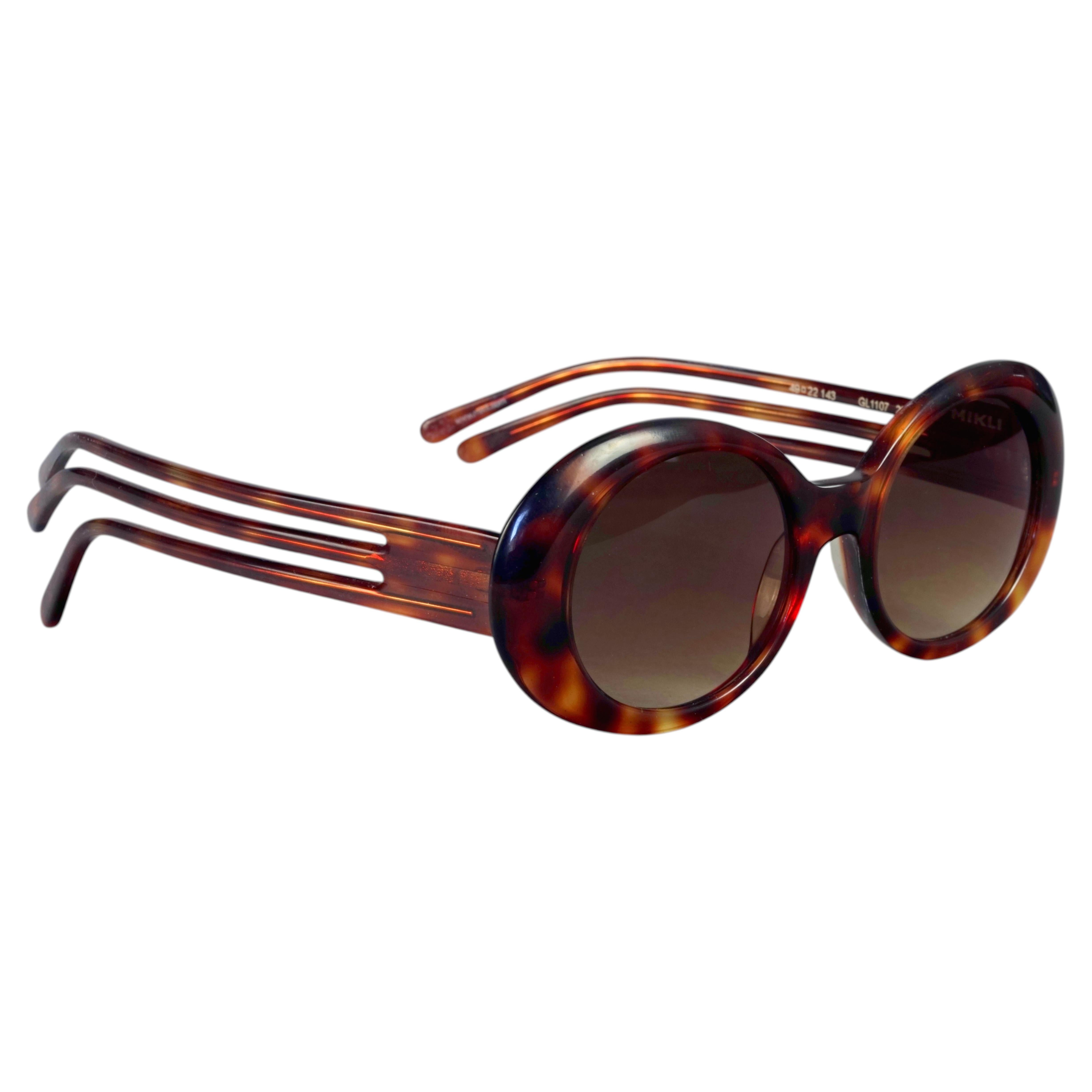 Vintage Jean Paul GAULTIER by ALAIN MIKLI 3-Arm Tortoiseshell Sunglasses