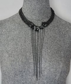 Vintage JEAN PAUL GAULTIER by Robert Goossens Gothic Jewelled Branch Necklace