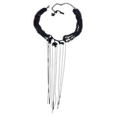 Vintage JEAN PAUL GAULTIER by Robert Goossens Gothic Jewelled Branch Necklace