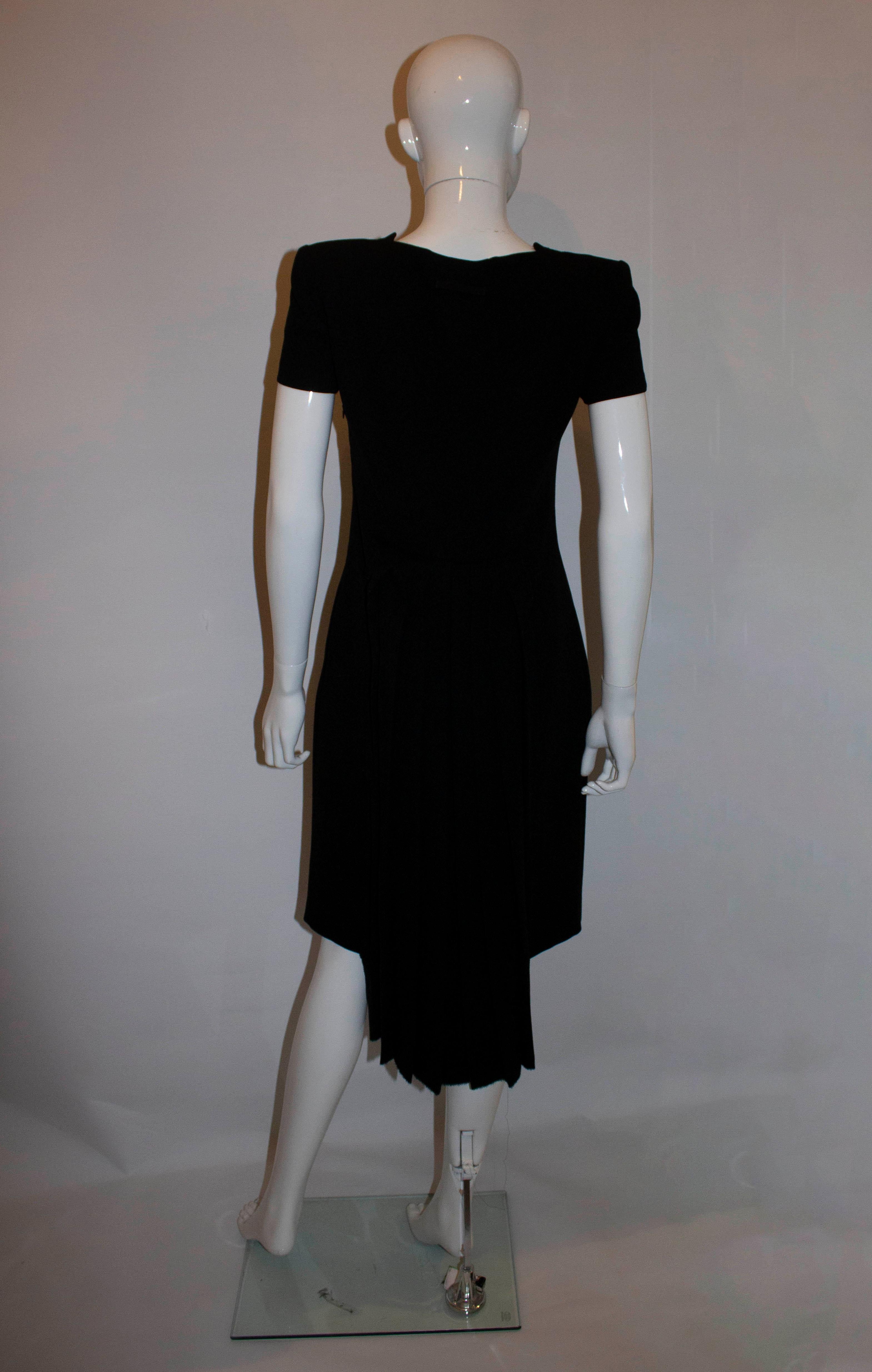 Vintage Jean Paul Gaultier Chic Black Dress For Sale 1