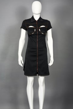 Vintage JEAN PAUL GAULTIER Cutout Bust Dress