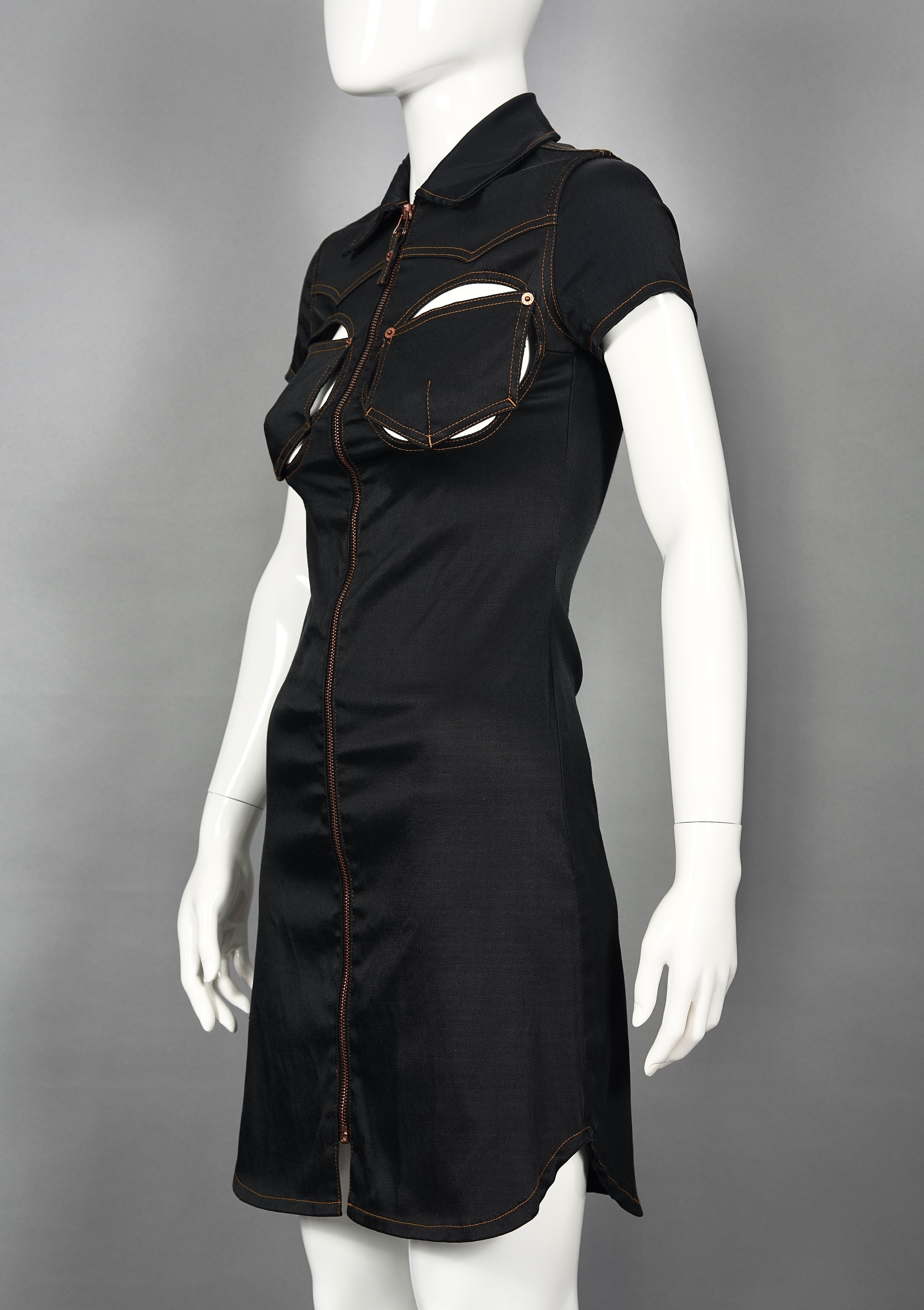 bust cut out dress