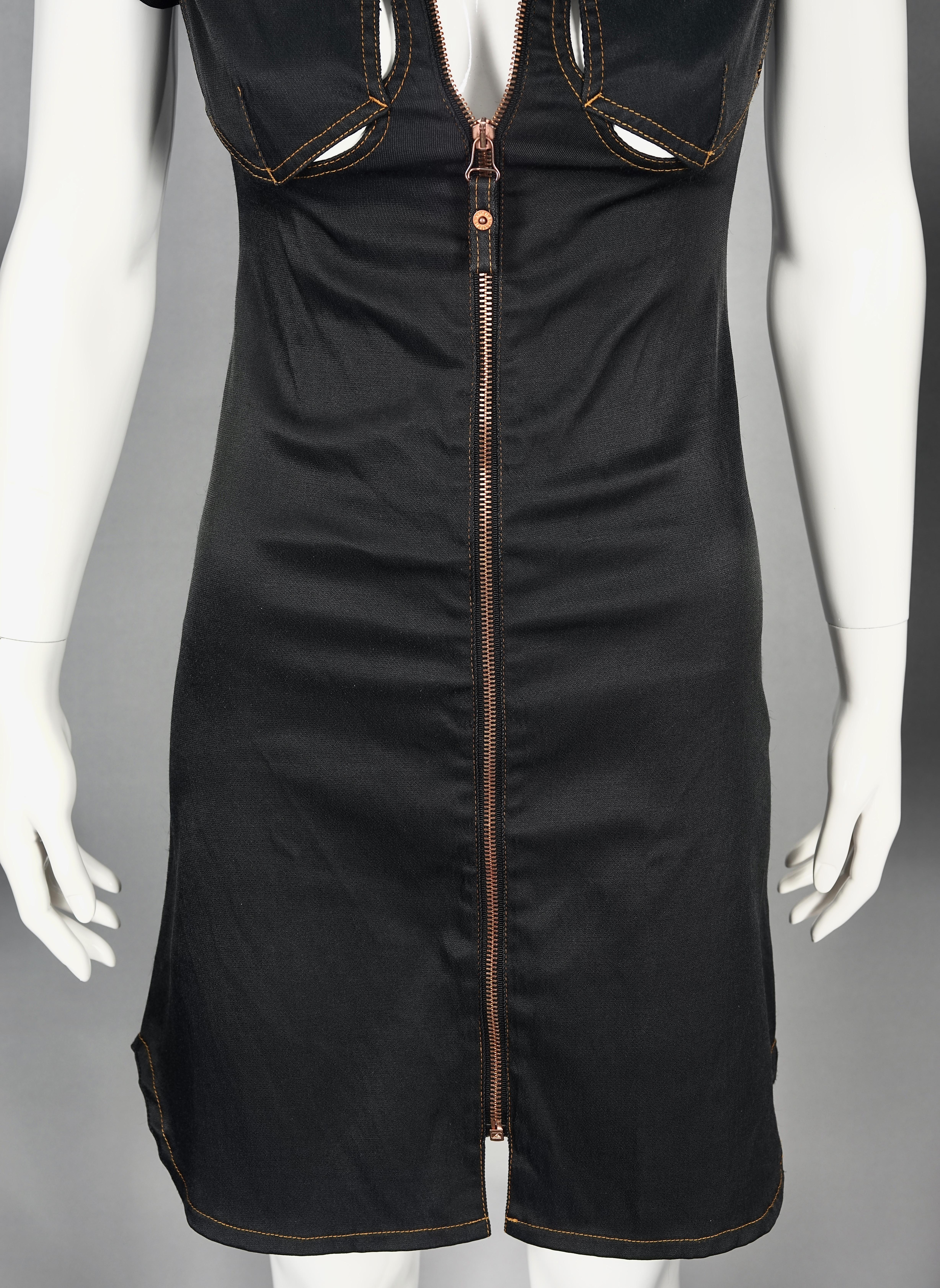 Women's Vintage JEAN PAUL GAULTIER Cutout Bust Dress For Sale