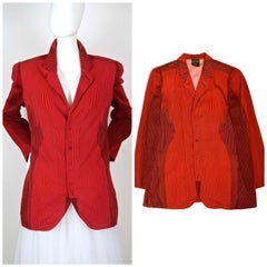 Vintage JEAN PAUL GAULTIER "Cyberbaba" Body Map Optical Illusion Blazer Jacket