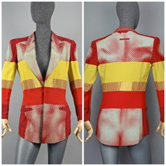 Vintage JEAN PAUL GAULTIER "Cyberbaba" Body Optical Illusion Blazer Jacket