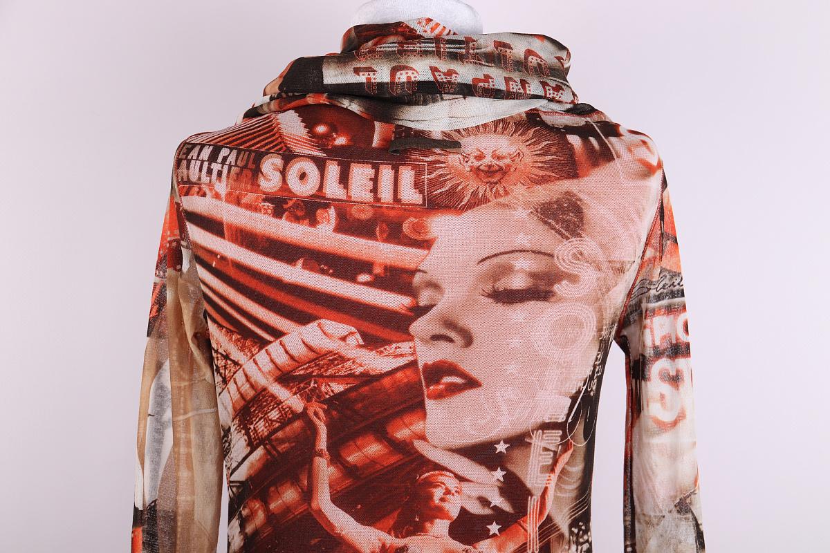 Vintage Jean Paul Gaultier Vestido Soleil de los años 90 Surrealismo Cabaret Película en venta 1