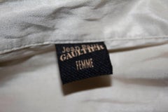 Vintage Jean Paul Gaultier Femme Ivory Shirt Dress
