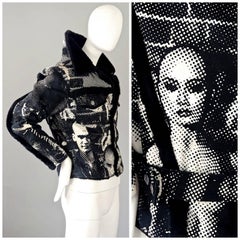 Vintage JEAN PAUL GAULTIER Fight Racism Graffiti Jacket