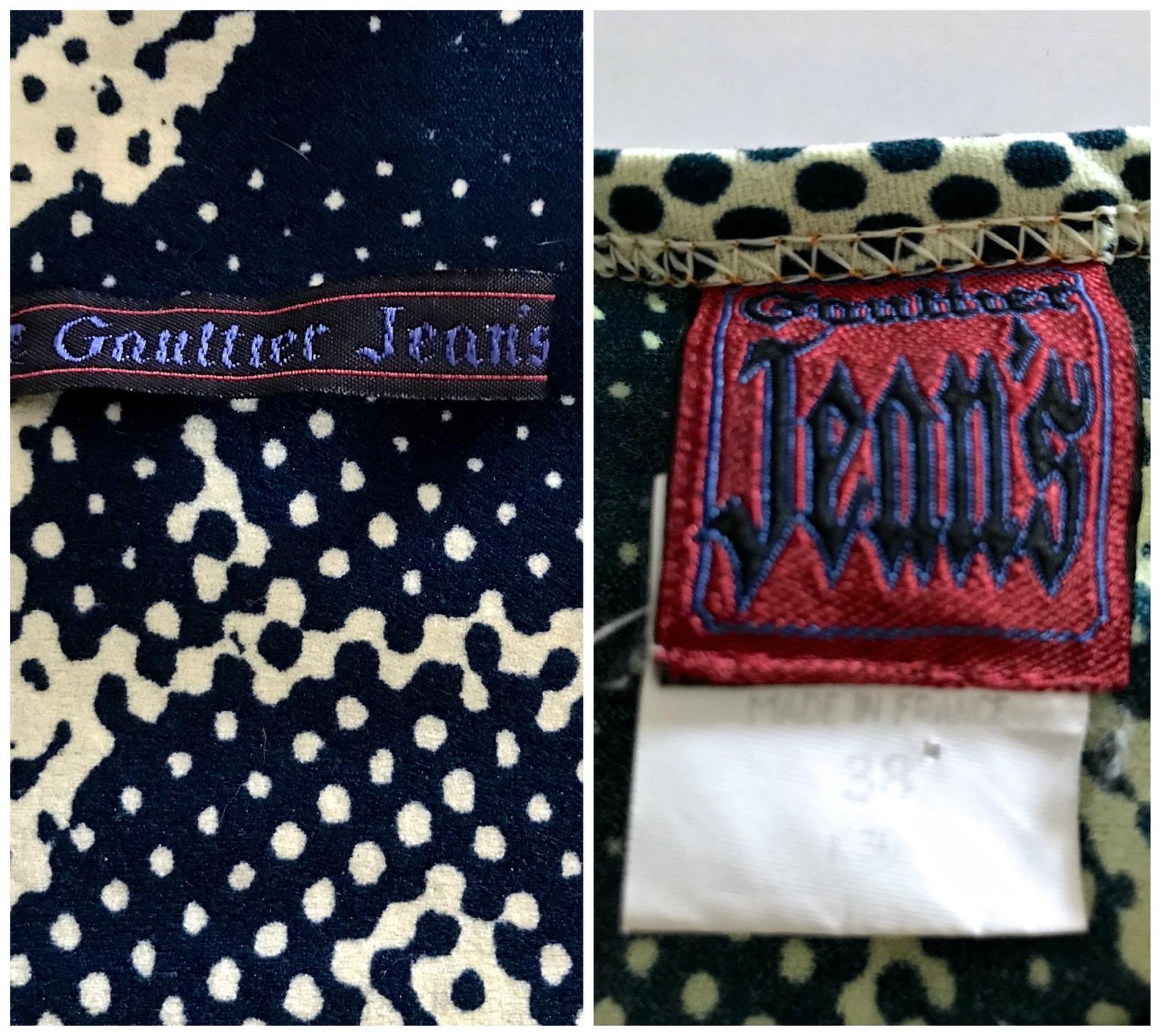 Vintage JEAN PAUL GAULTIER Fight Racism Iconic Dress 2