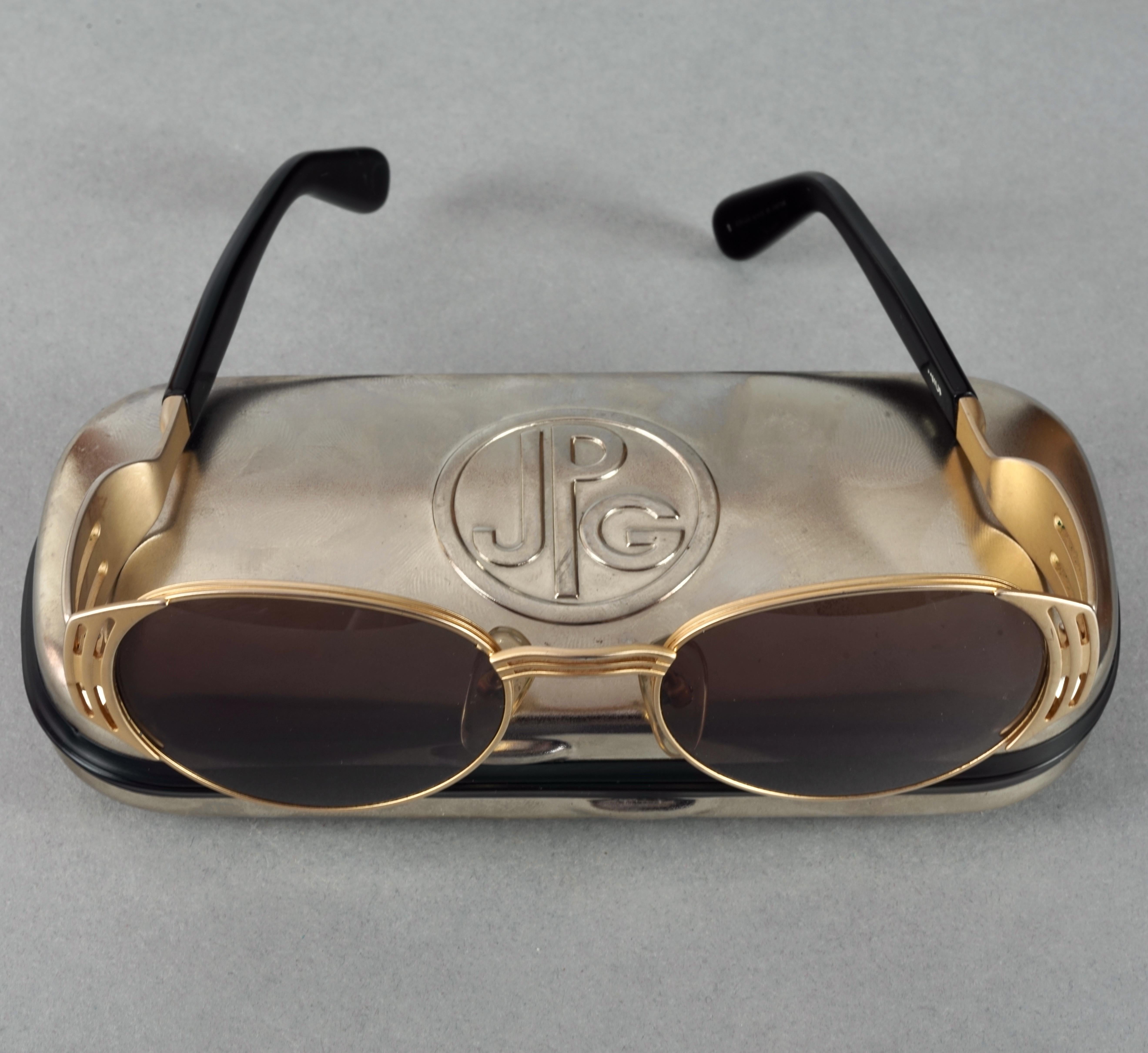 Black Vintage JEAN PAUL GAULTIER Fork Novelty Sunglasses