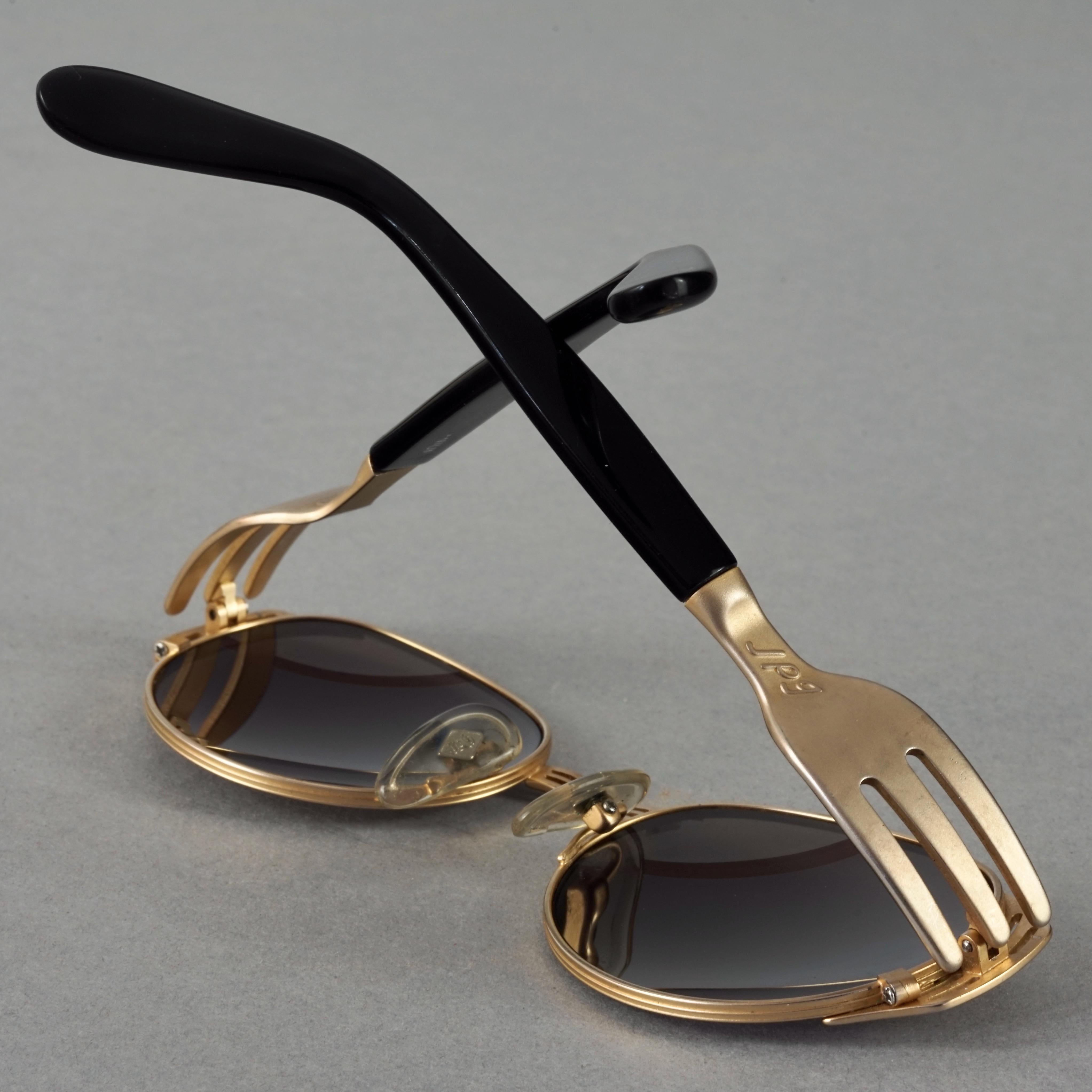 Vintage JEAN PAUL GAULTIER Fork Novelty Sunglasses 1