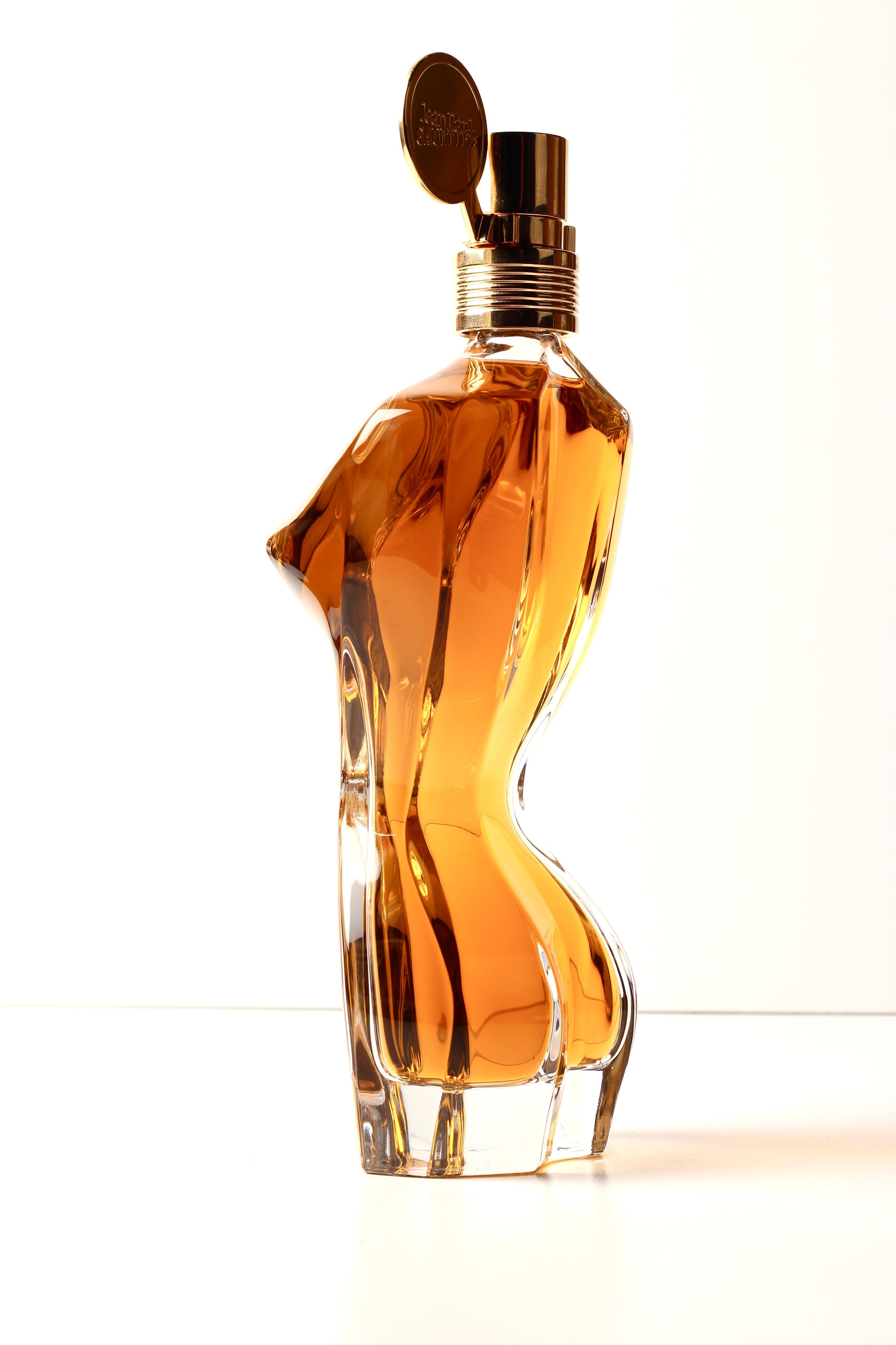 Botella expositora de cristal vintage Jean Paul Gaultier - Botella grande de perfume al por menor finales del siglo XX