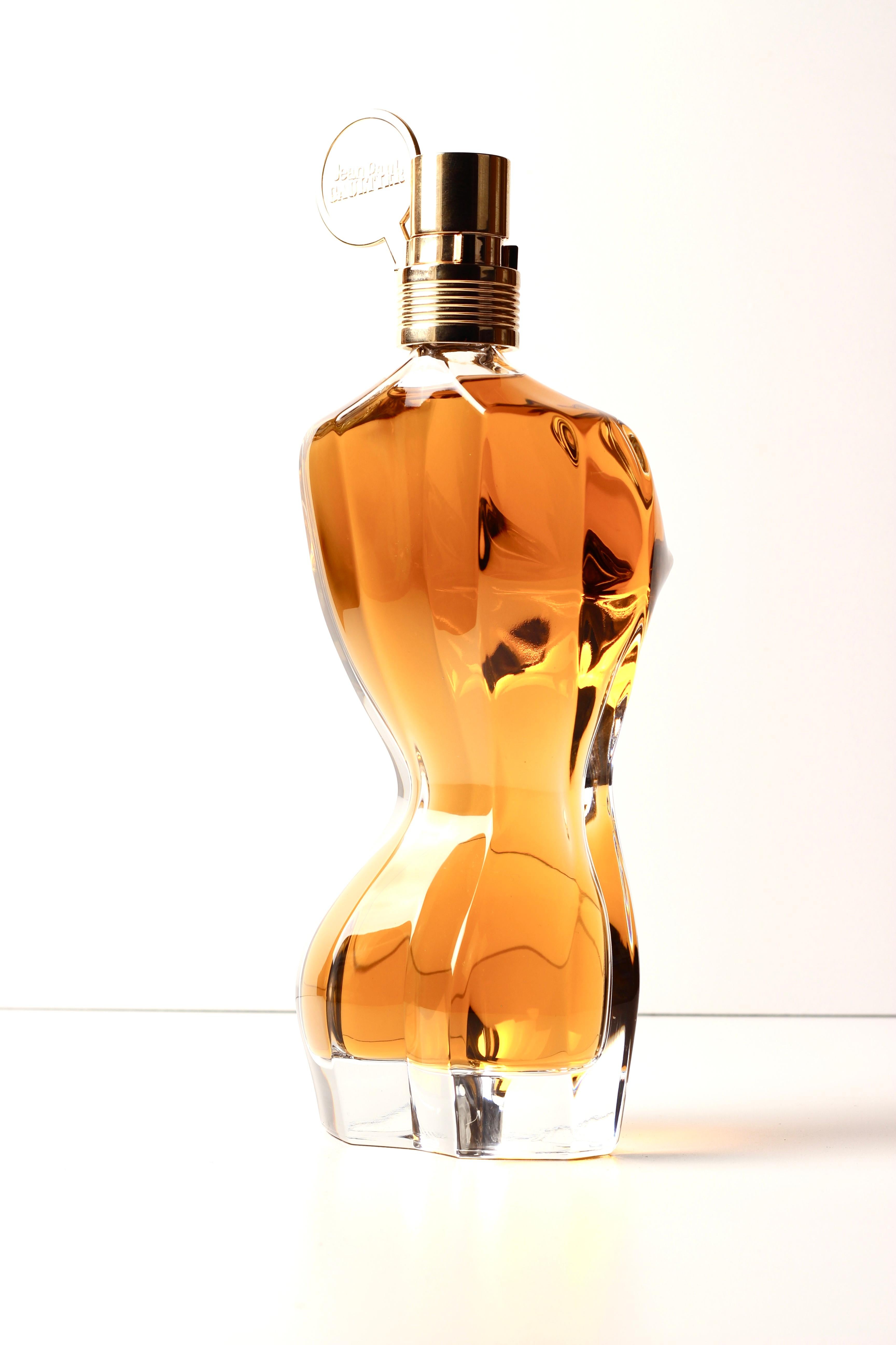 Botella expositora de cristal vintage Jean Paul Gaultier - Botella grande de perfume al por menor 1