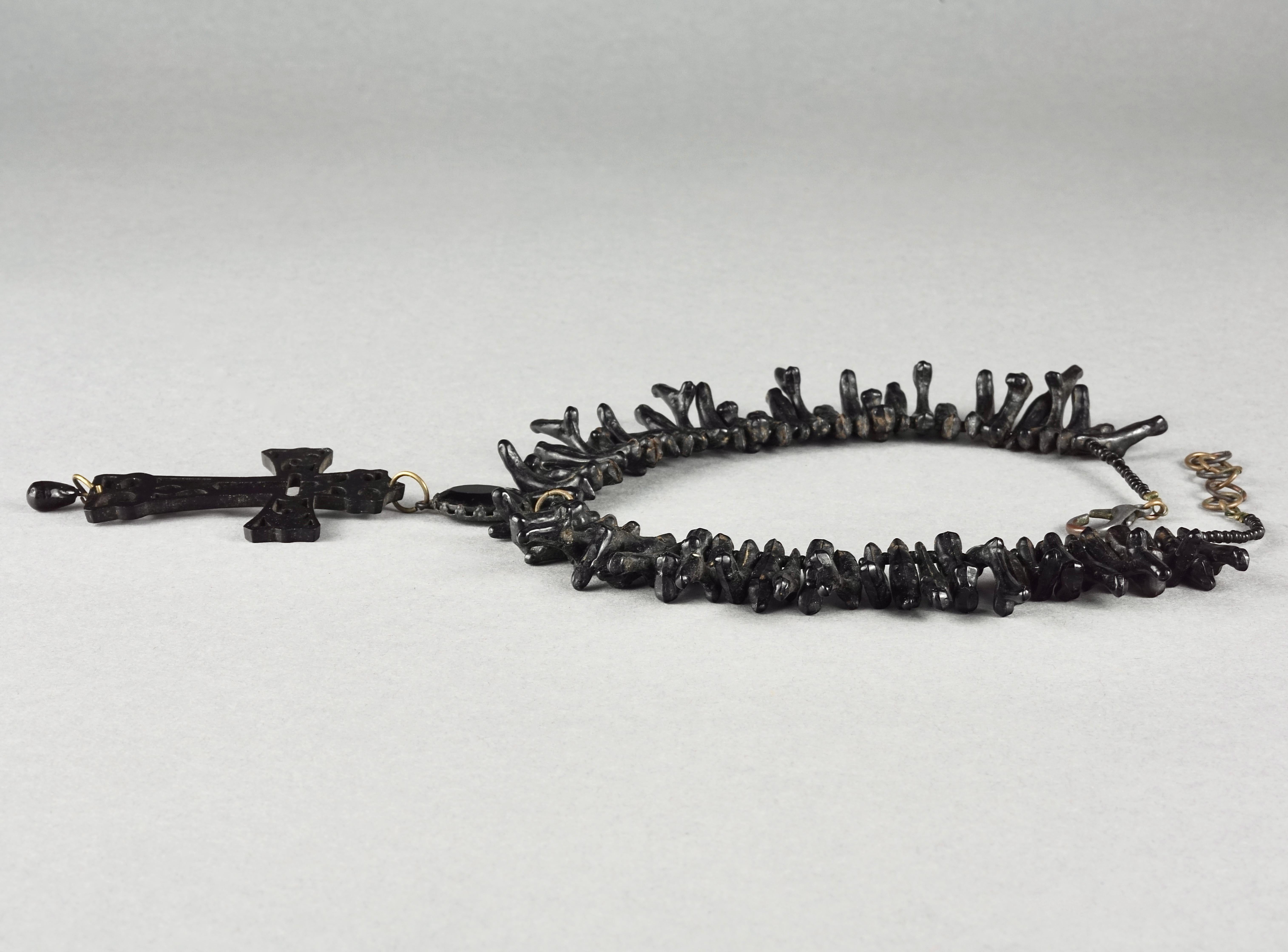 jean paul gaultier cross necklace