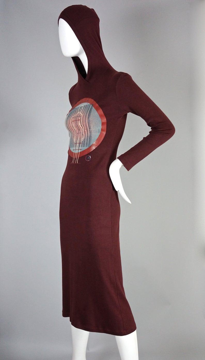 vintage hooded dress