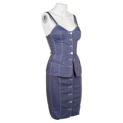 Conjunto náutico de dos piezas vintage de Jean Paul Gaultier Junior – Finales de los 80, talla XS/S