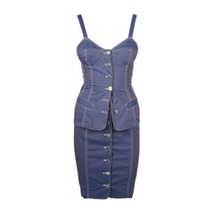 Conjunto náutico de dos piezas vintage de Jean Paul Gaultier Junior – Finales de los 80, talla XS/S