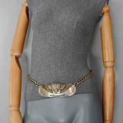 Vintage JEAN PAUL GAULTIER Limited Edition Anniversaire 1976 - 2001 Bronze Belt