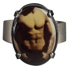 Vintage JEAN PAUL GAULTIER Male Torso Ring