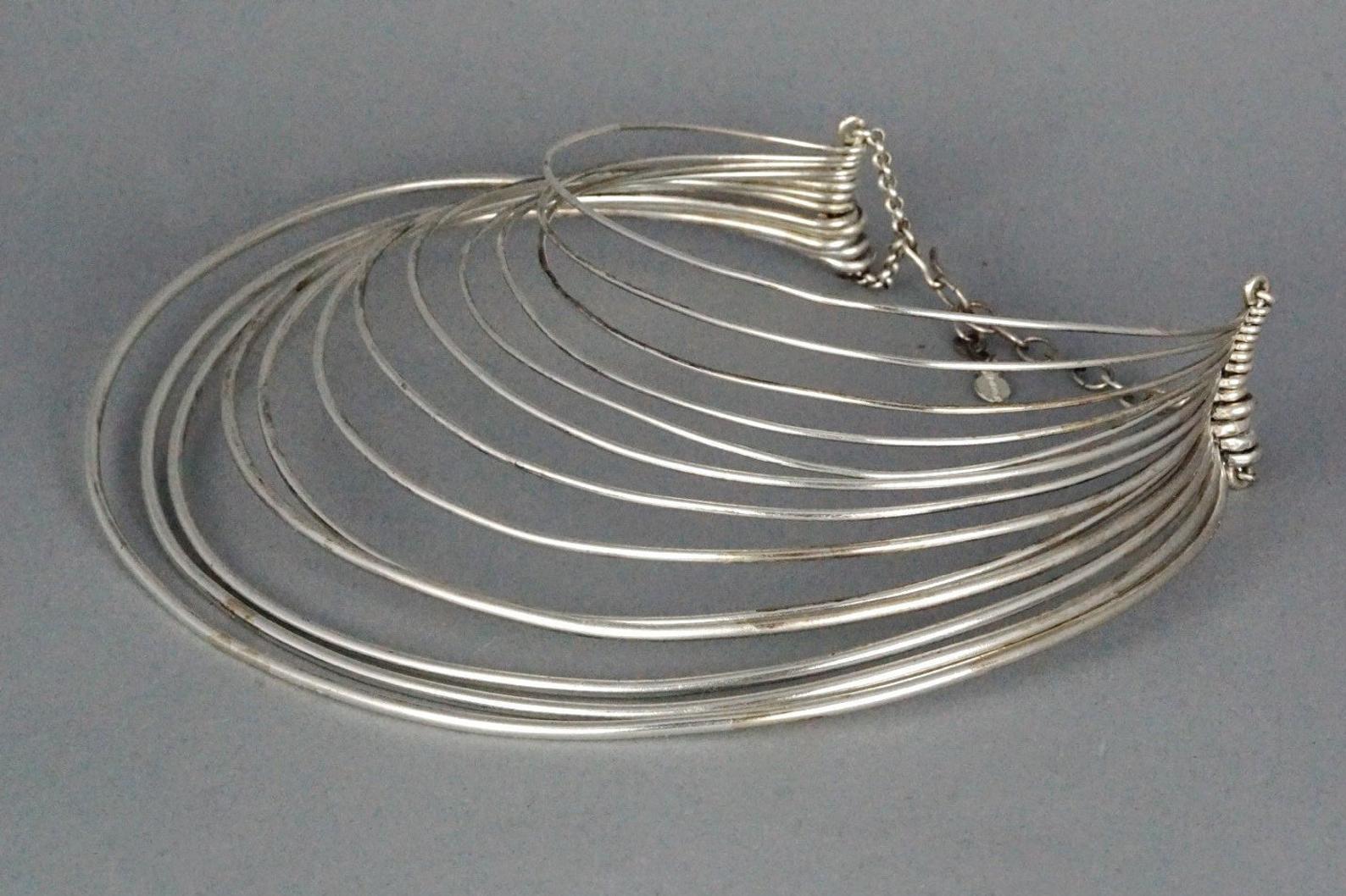 wire choker necklace