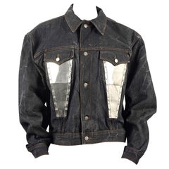 Vintage JEAN PAUL GAULTIER Metal Plate Pocket Denim Jacket