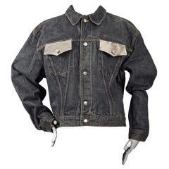 Vintage JEAN PAUL GAULTIER Metal Pocket Denim Jacket