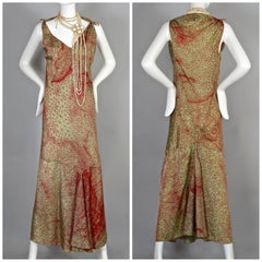 Vintage JEAN PAUL GAULTIER Optic Illusion Geometric Iridescent Asymmetric Dress