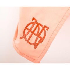 Unusual 1990's JEAN PAUL GAULTIER Peach Cape Swimsuit with Sarong Trail S-M