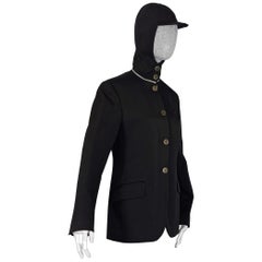 Vintage JEAN PAUL GAULTIER Removable Hooded Cap Blazer Jacket