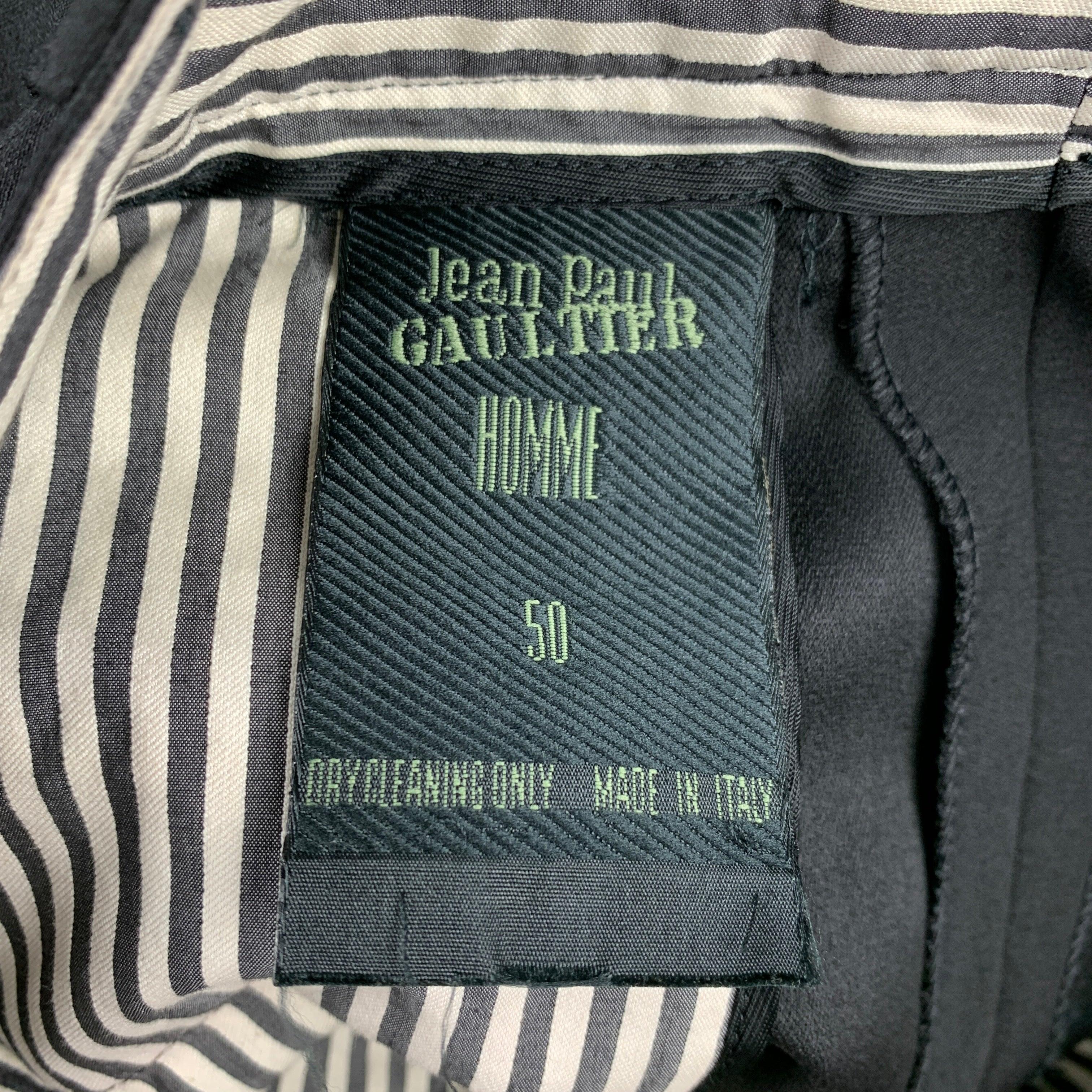 Men's Vintage JEAN PAUL GAULTIER Size 34 Black Jodhpurs Dress Pants For Sale