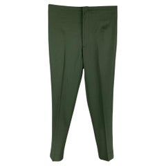 Vintage JEAN PAUL GAULTIER Taglia 34 Pantaloni a vita alta verde bosco