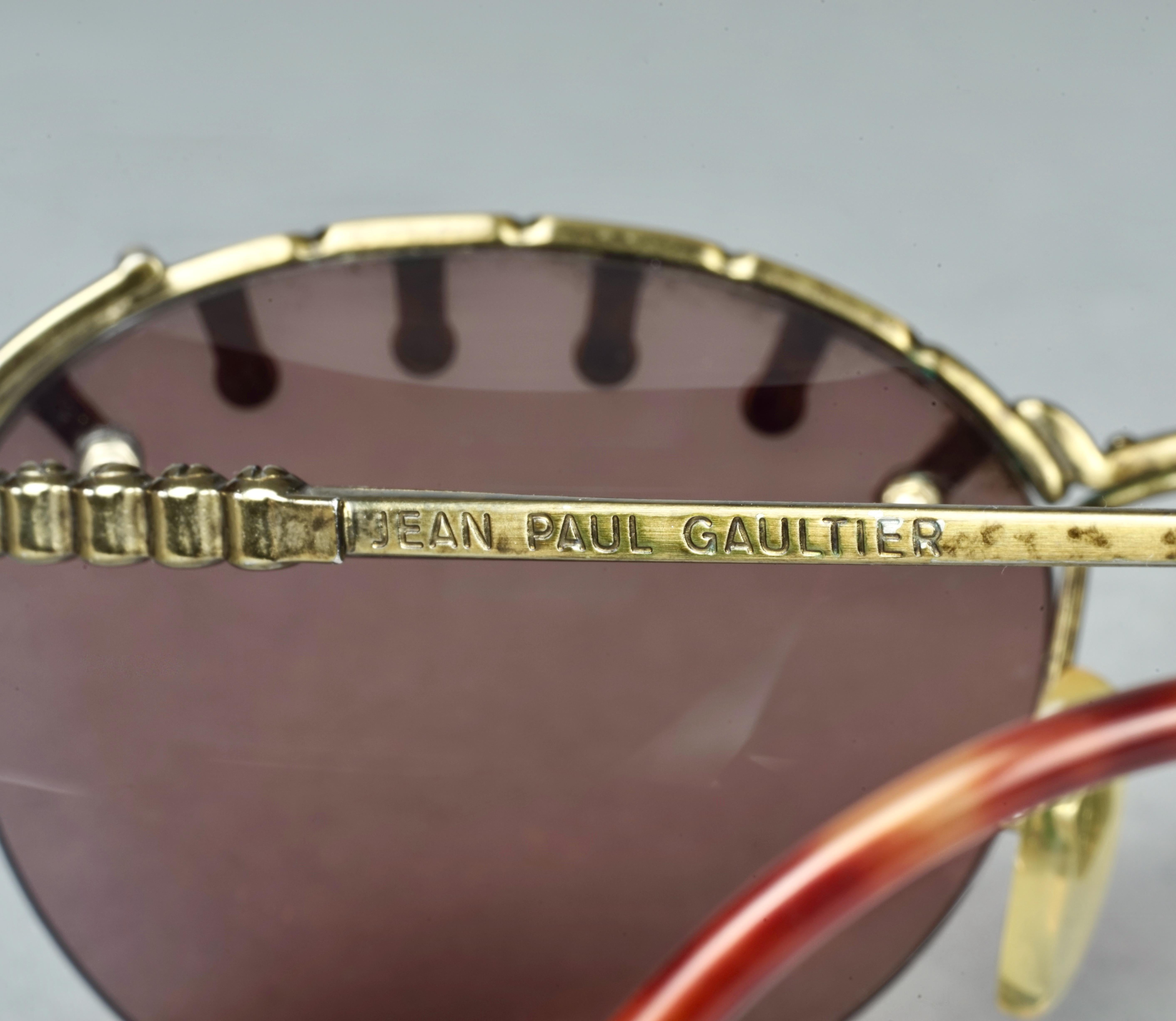 Vintage JEAN PAUL GAULTIER Steampunk Sunglasses 3